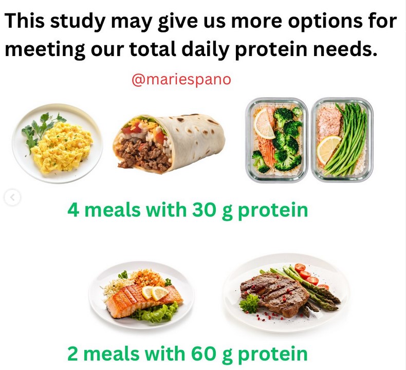 how much protein at one time